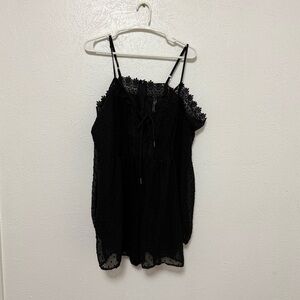 ASOS Elegant Black Lace Romper